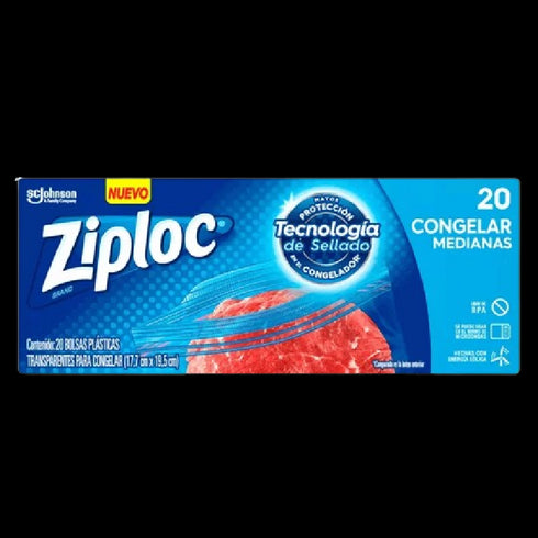BOLSA ZIPLOC 20U CONGELAR 18X19.5