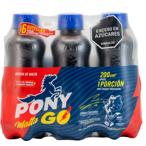 BEBIDA DE PONYMALTA 6U 1980M PET