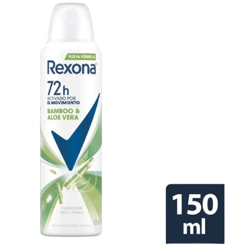DESOD REXONA 150ML BAMBOO ALOE VERA AERO
