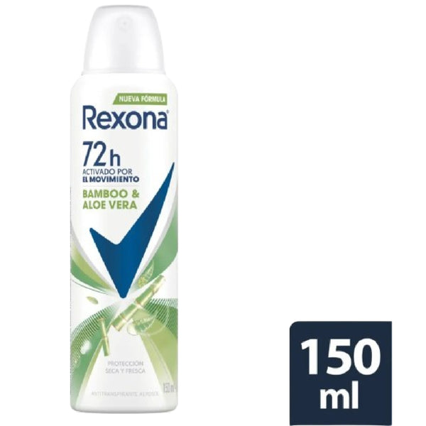 DESOD REXONA 150ML BAMBOO ALOE VERA AERO