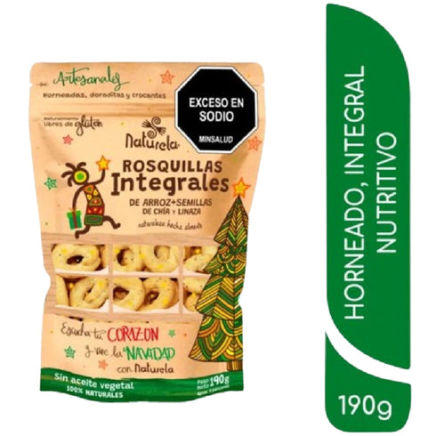 ROSQUILLA NATURELA 190G CHIA/LINAZA