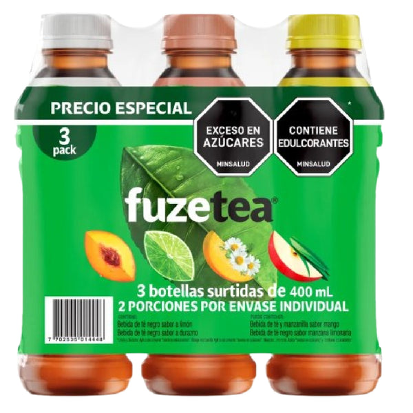 TE NEGRO FUZETEA 3U 1200ML SURTIDO