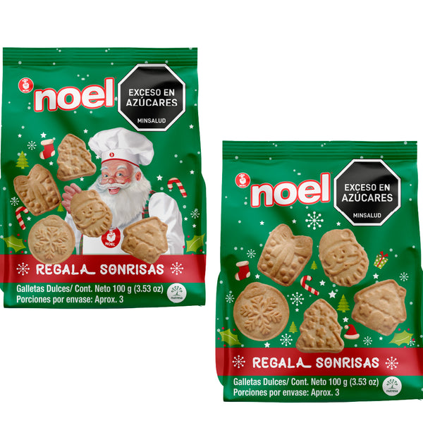 GALLETA NAVIDAD NOEL 100G BOLSA