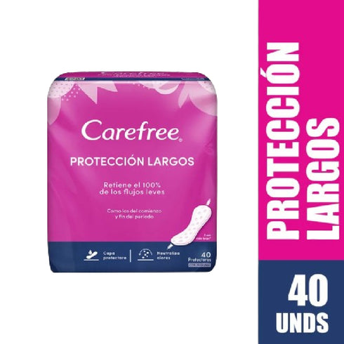 PROTECTORES CAREFREE 40U LARGOS