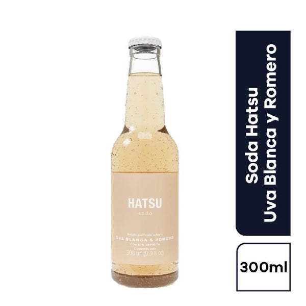 SODA HATSU 300ML UVA BLANCA/ROMERO