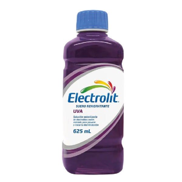 SUERO REHIDRATANTE ELECTROLIT 625ML UVA