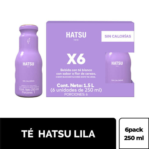TE HATSU 1500ML 6U LILA FLOR CEREZA