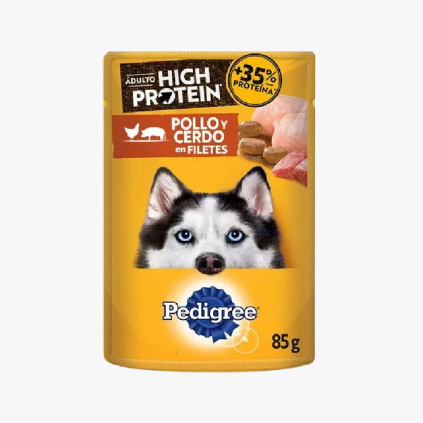 ALIMENTO PEDIGREE 85G HIGH POLLO CERDO