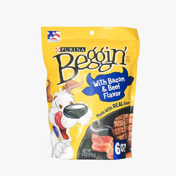 BEGGIN STRIPS BACON BEEF PURINA 170G