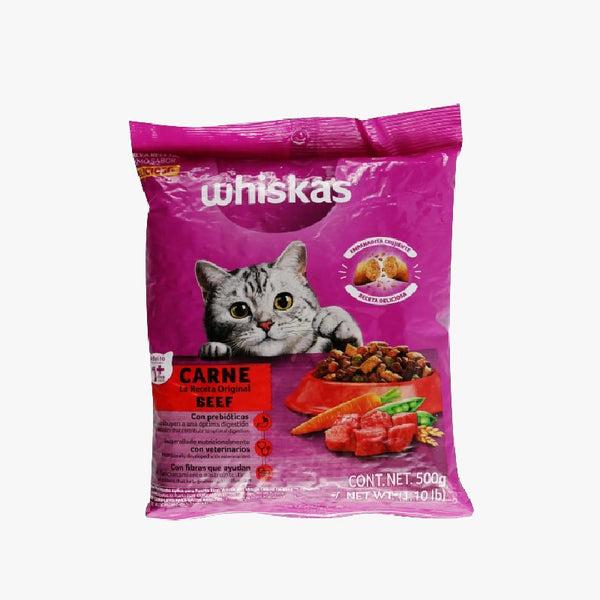 CUIDO WHISKAS 500G CARNE