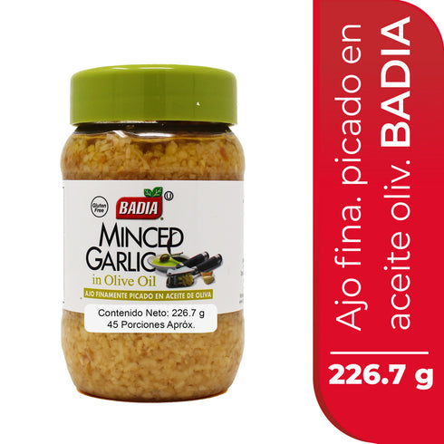 AJO PICADO EN ACEITE OLIVA 226G BADIA