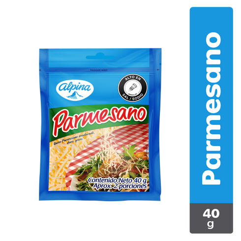 QUESO PARMESANO ALPINA 40G