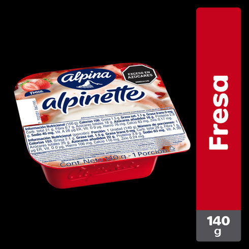 ALPINETTE ALPINA 140G FRESA