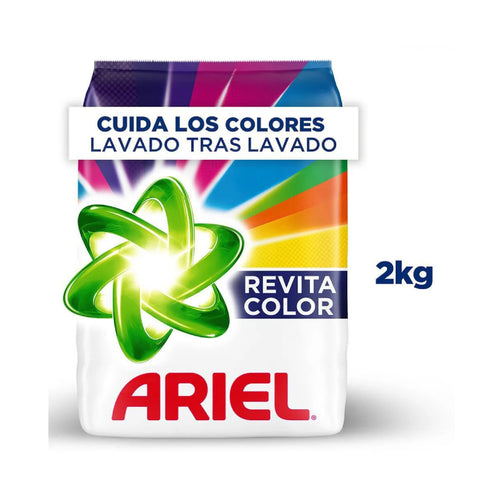 DETERGENTE ARIEL REVITACOLOR 2000G