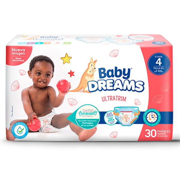 PAÑALES BABY DREAMS 30U ETAPA XG