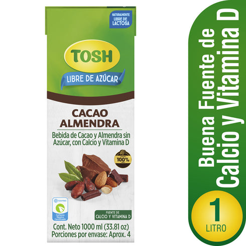 BEBIDA TOSH ALMENDRA/CACAO S/A 100M