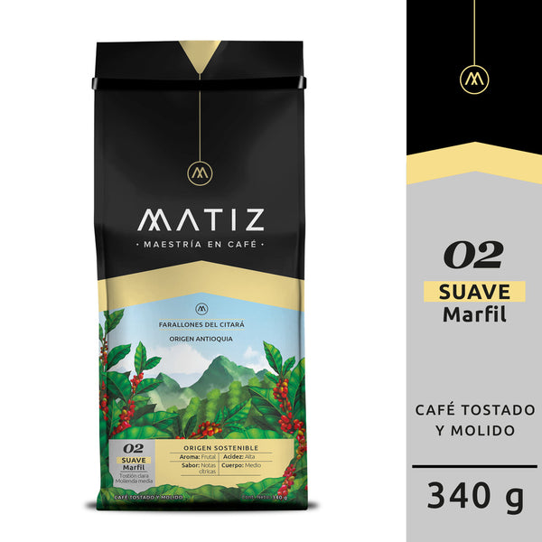 CAFE MATIZ MOLIDO 340G MARFIL