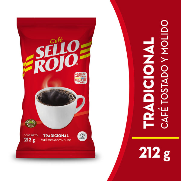 CAFÉ SELLO ROJO 212G BOLSA