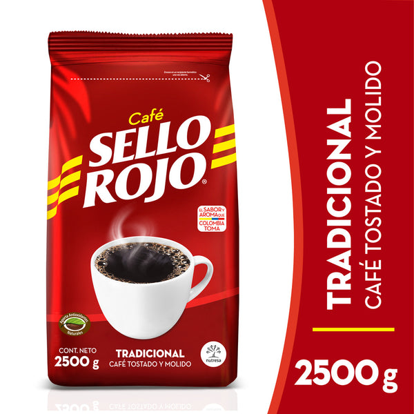 CAFÉ SELLO ROJO 2500G FUERTE