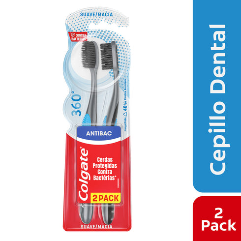 CEPILLO COLGATE 2U 360 CHARCOAL