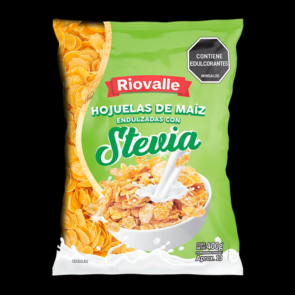 CEREAL HOJUELA CON STEVIA 400G RIOVALLE