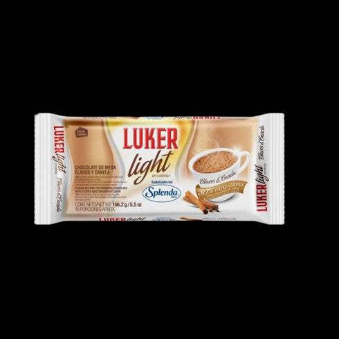 CHOCOLATE LUKER 156.6G LIGHT SPLENDA C/C