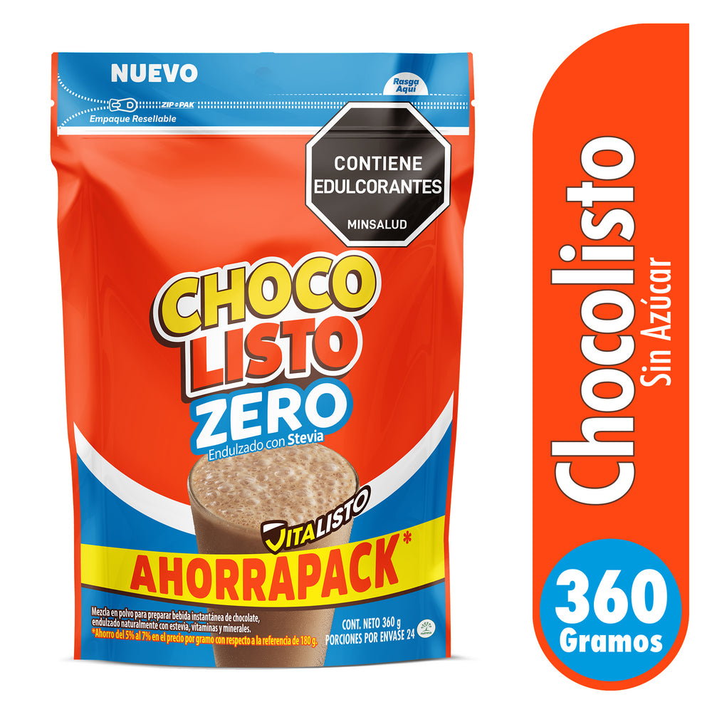 CHOCOLISTO 360G SIN AZUCAR