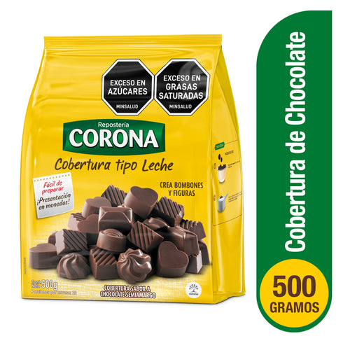 COBERTURA TIPO LECHE CORONA 500G SEMIAMA