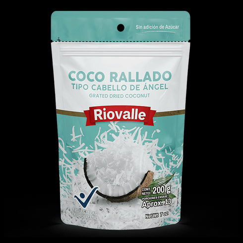 COCO RALLADO RIOVALLE 200G S/AZUCAR