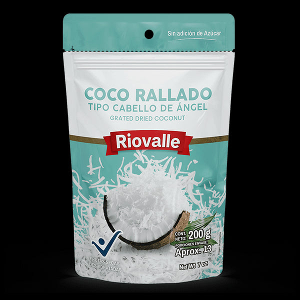 COCO RALLADO RIOVALLE 200G S/AZUCAR