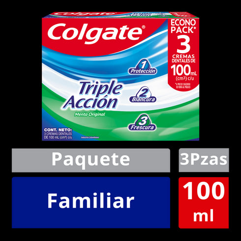 CREMA COLGATE 3U 100G TRIPLE ACCION