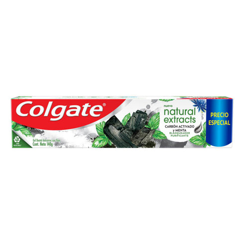 CREMA COLGATE NATURAL EXTRAC/CARBON 140G