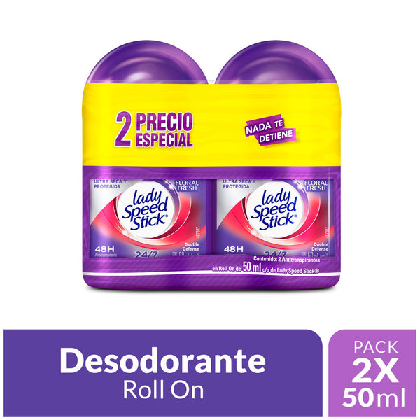 DESODORANTE SPEED ROLL 2U 50M FLORAL