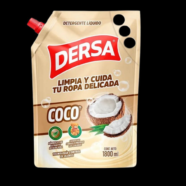 DETERGENTE LIQUIDO DERSA 1800ML DP COCO