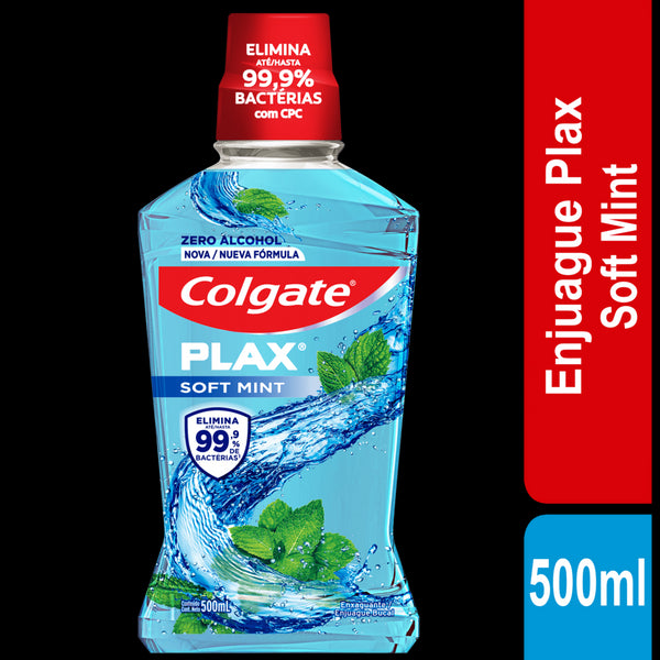 Enjuague Bucal COLGATE Plax Soft Mnt 500ml