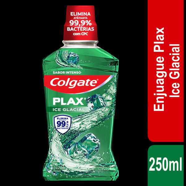 ENJUAGUE COLGATE 250M PLAX ICE GLACIAL