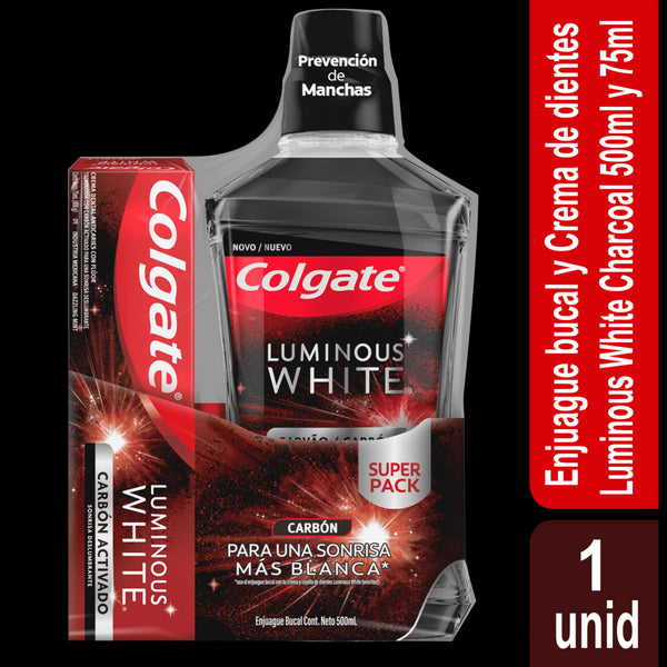 ENJUAGUE COLGATE 500M PLAX+CDT CARBON 75