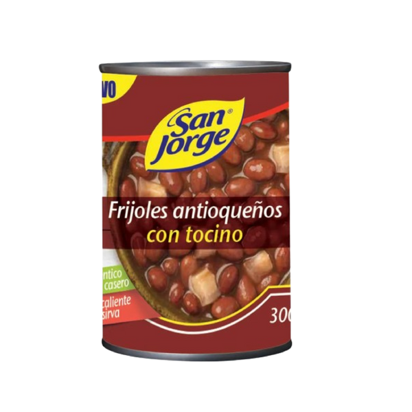 FRIJOL ANTIOQUE SAN JORGE 300G TOCINO