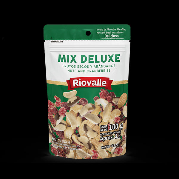FRUTOS SECOS MIX DELUXE 100G RIOVALLE