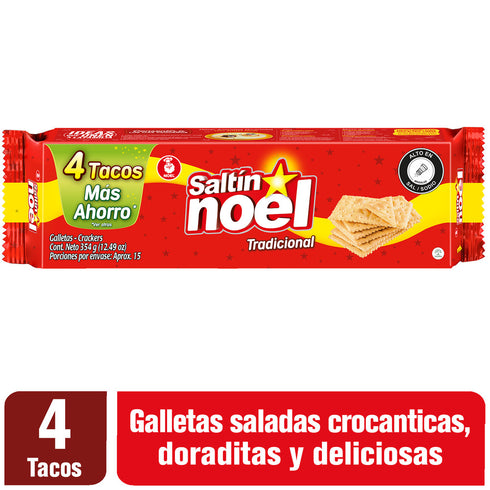 GALLETA SALTIN NOEL 4TAC 354G