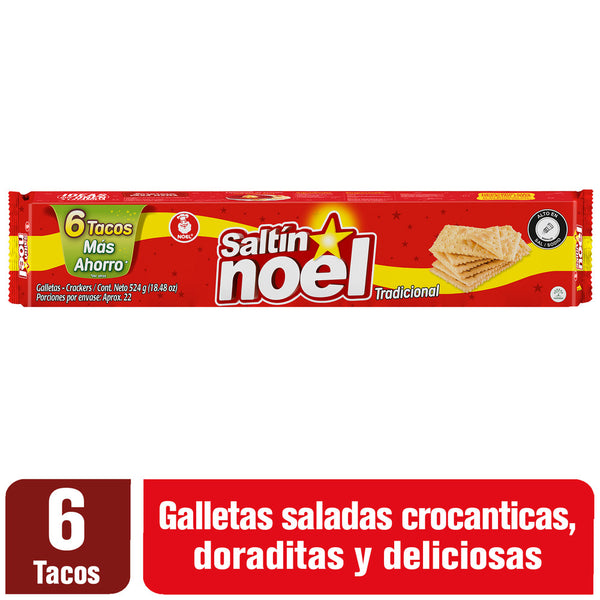 GALLETA SALTIN NOEL 6TAC 524G