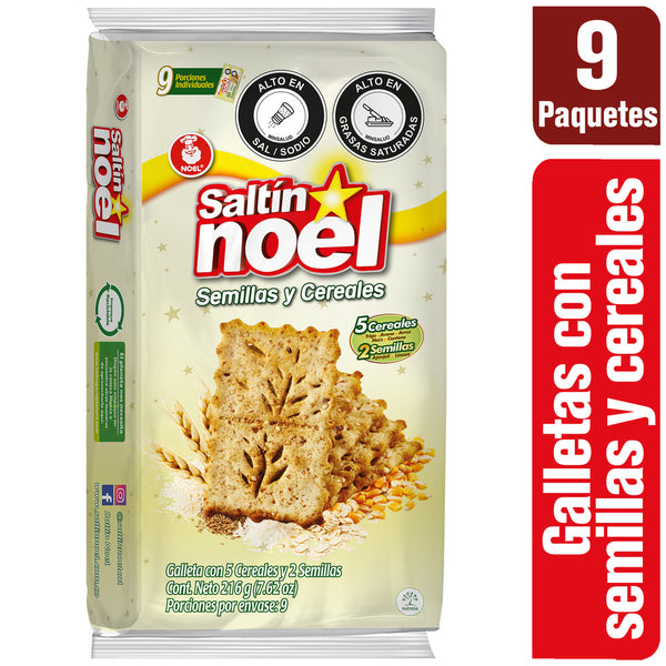 GALLETA SALTIN NOEL 9U BOLSA SEMILLAS/CE