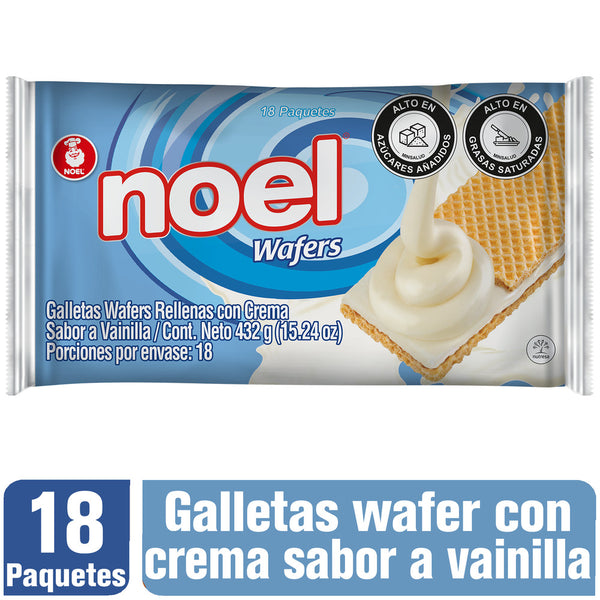 GALLETA WAFER NOEL 18X4 BOLSA VAINILLA