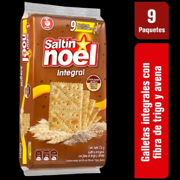 GALLETA SALTIN NOEL 9U 21G INTEGRAL