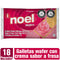 GALLETA WAFER NOEL 18X4 BOLSA FRESA