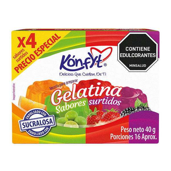 GELATINA KONFYT 4U SURTIDA PAG 3 LLE 4