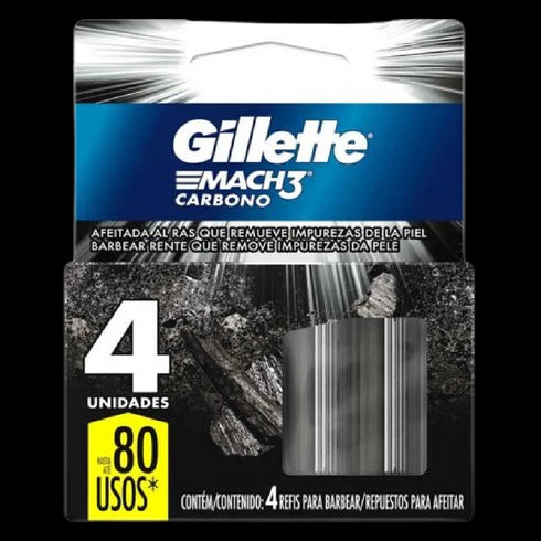 REPUESTO GILLETTE 4U MACH3 CARBON