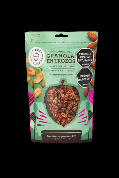 GRANOLA CERO AZUCAR PIST C/AVELL