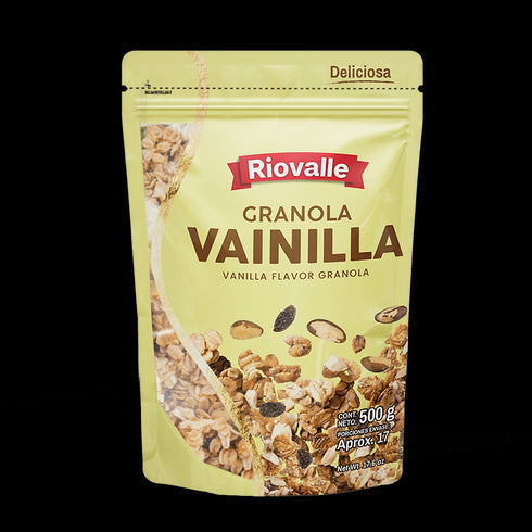 GRANOLA RIOVALLE 500G VAINILLA