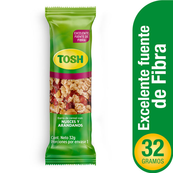 GRANOLA TOSH 32G NUECES Y ARANDANOS